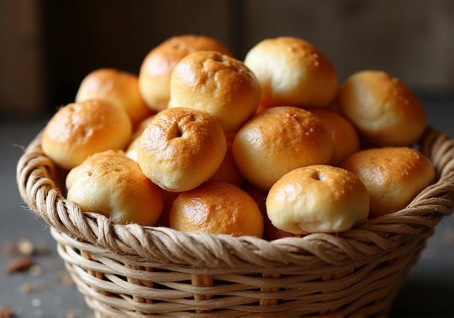 Een mand vol verse pistolets