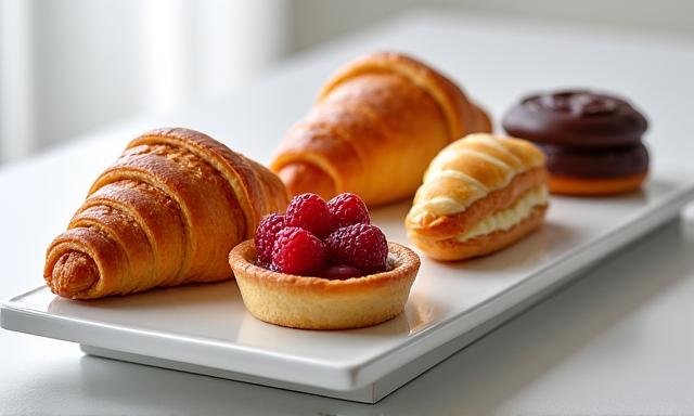 Selectie van verfijnde Belgische patisserie